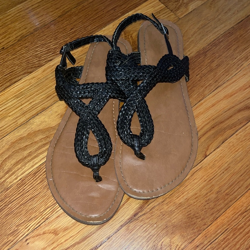 Black sandals